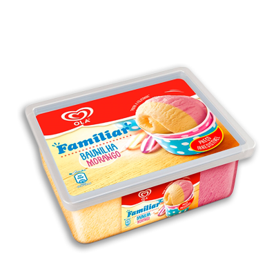 Ice Cream Hello Family Vanilla&Strawberry 1.8L